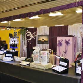 Blue Lustre has beautiful jewelry, earrings, bracelets and rings at the Walnut Creek Amish Flea Market in Ohio